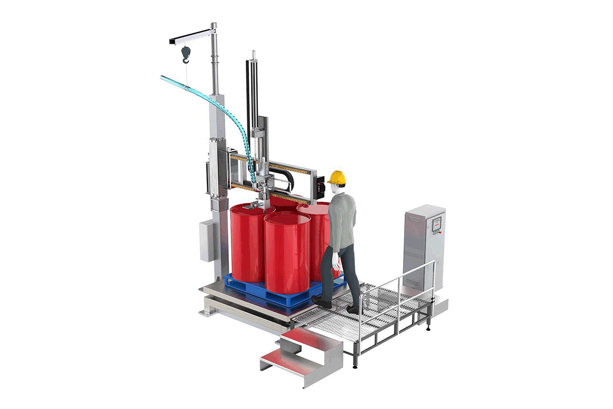 200L/IBC 搖臂式灌裝機(jī)